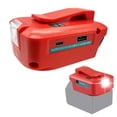 thumbnail image 2 of For Milwaukee 18V Li-Ion Battery Adapter with LED Work Light, 2 of 5