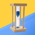 thumbnail image 2 of EeaseCA Mini Hourglass Timer Sandglass One Minute Sand Timer Sand Clock Home Decor Kids Gift (Blue Sand), 2 of 8