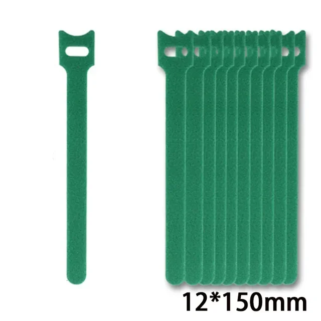 10/30Pcs Long T-shaped Cable Tie Adhesive Wire Reusable Cable Storage Box Attaches Wire Fixing Strap Fastener Straps DIY green 30pcs