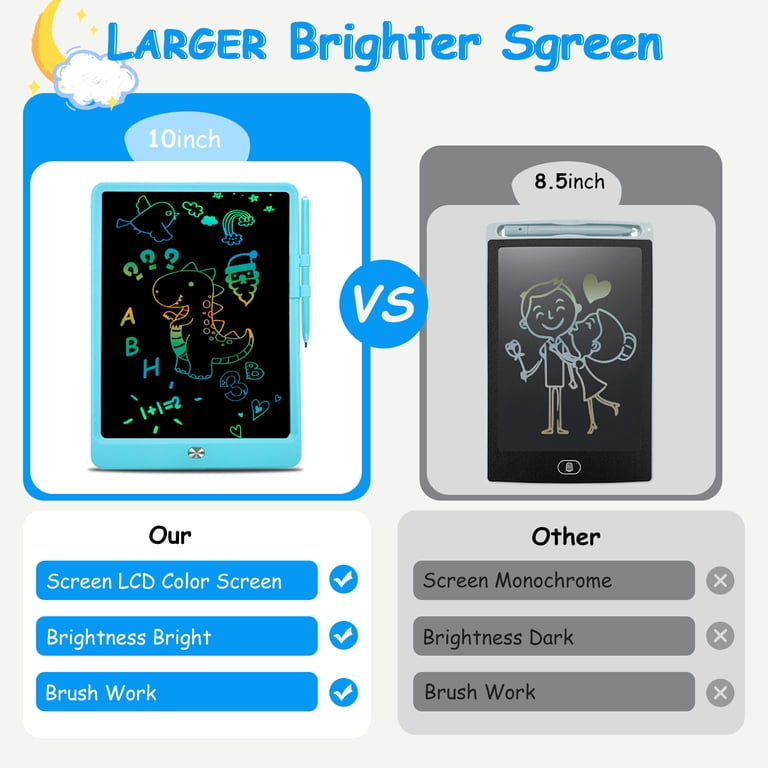 VAMOUT 10 Inch LCD Writing Tablet, Blue photo 8