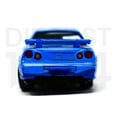 thumbnail image 4 of Johnny Lightning 1999 Nissan GT-R R34 Manga Racing - Blue, 4 of 4
