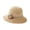 Khaki, variant on Hat Veiling Women's Hat Large Brim Sunshade Hat Hollow Breathable Fisherman Hat Decoration Can Be Folded Floppy Hats for Men