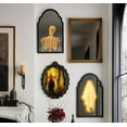 thumbnail image 4 of 2025 Halloween Ghost Hologram Mirror, Spooky Scary Ghosts for Halloween, Halloween Indoor Decor, Novelty Ghost Mirror for Bedroom Kitchen and Fireplace Party Supplies(Wave,13.8in), 4 of 4