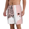 thumbnail image 2 of Naloa Goose Holding Wineglass with Red Wine Men's Beach Shorts, Surfing shorts, Swim trunks, Quick Dry Swim Trunks for Surfing Beach Fun - Small, 2 of 9