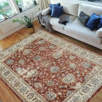HR-Traditional Rugs/bijar Collection/Fashion Home Oriental|Persian Vintage Area Rugs-Distressed Copper/Multi (7'9" x10')