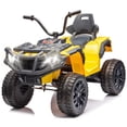 thumbnail image 7 of Okybaby 24V Kids Ride on Electric ATV with Realistic Off-Road Design, 2WD, Dual Motors, Electric Kids Ride on Toy Cars with MP3, LED Lights for Kids Aged 3+,Yellow, 7 of 7