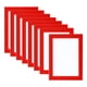 thumbnail image 1 of Marco de fotos magnético Uxcell 4x6, 8 piezas, marco magnético A6, marcos de fotos autoadhesivos reutilizables para refrigerador, ventana, pared, rojo, 1 of 7