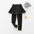 thumbnail image 3 of Jandel 2-8 Years Old Girls Leggings Leggings for Baby Toddler = Footless Flare Skirt Leggings Infant Cute Ruffle Tutu Skirt Leggings Warm Thick Pantskirt Stretchy Cotton Pants Tights 2-8t, 3 of 5