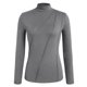 thumbnail image 5 of HongQid Women's Long Sleeve Mock Turtleneck Shirts 2025 Fleece Lined Base Layer Slim Fit Thermal Underwear Tops, 5 of 6