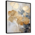 thumbnail image 2 of Designart "Golden Beige Palm Tree In Modern Style I" Coastal Tropical Floater Framed Wall Decor, 2 of 5