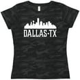 thumbnail image 3 of Inktastic Dallas Texas Skyline TX Cities Women's T-Shirt, 3 of 5