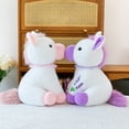 thumbnail image 5 of Colorful Sitting Pony Plush Toy Adorable Stuffed Horse Doll for Home Decor & Companionship Gift, 5 of 5