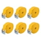 thumbnail image 1 of 6 Piezas Carga Amarre Abajo Correas con Leva Bloqueo Hebilla Nylon para Coche  Yellow 3.5m*2.5cm, 1 of 1