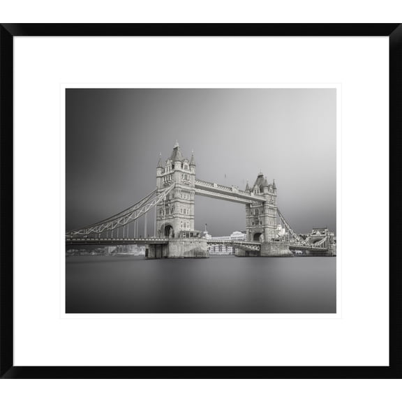 Global Gallery Ahmed Thabet 'Tower Bridge' Framed Wall Art