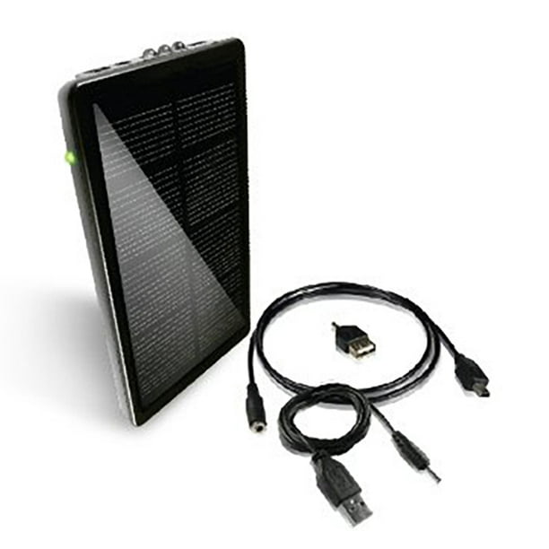 Schumacher SP-10 Centrale Solaire Portable de 1 Watt pour Recharger Smartphones, Tablettes, Lecteurs MP3