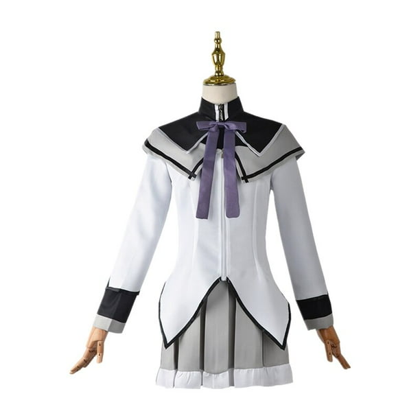 Disfraz de Anime Puella Magi Madoka Magica, disfraz de chica mágica Akemi Homura, uniforme de Lolita JK, traje de fiesta de Halloween