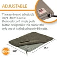 thumbnail image 3 of K&H Pet Products Deluxe Lectro-Kennel Dog Pad, Large, Gray, 3 of 9