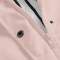 thumbnail image 4 of Women Solid Color Coat Long Sleeve Cardigan Warm Winter Overcoat Fluffy Jacket Button Down Overcoat Windproof Outer Coat, 4 of 5