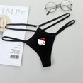 thumbnail image 2 of Sanrio-Tanga de Hello Kitty para mujer, ropa Sexy de dibujos animados, con correa fina, calada, triangular, de cintura baja, regalos, 2 of 4