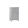 thumbnail image 2 of Elegant Kitchen and Bath 18 Inch Wide Bathroom Storage Freedstanding Cabinet In Grey, 2 of 10