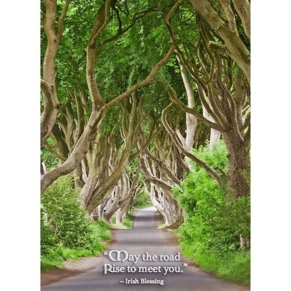 The Dark Hedges Birthday Card- Irish Blessing