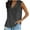 Gray, variant on ChaoHeng Women Tank Tops 1.00 Fashion Sleeveless Women Casual Sleeveless Tank Summer Pleated Loose Shirts Lace Beach Blouse Tops