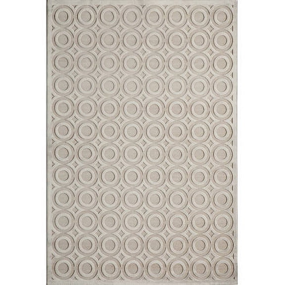 Momeni Platinum Circles Area Rug