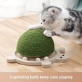 thumbnail image 4 of 1 PC divertido rodillo gato juguete pista de madera bolas giratorias para gatito, 4 of 5