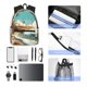 thumbnail image 4 of Fotbe Coastal Palm Beach Mochila Ligera Casual para Laptop para Hombres y Mujeres, Mochila Impermeable de Uso Diario, Mochila para Universidad, 4 of 6
