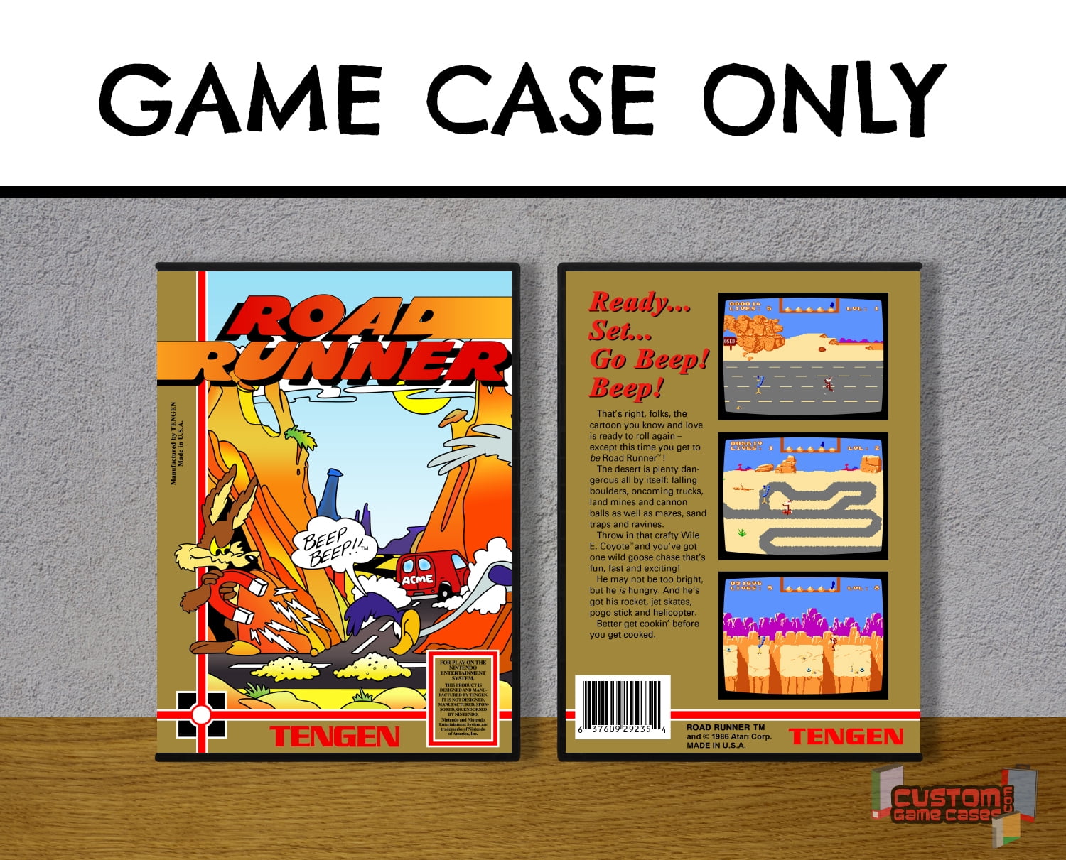 Road Runner - (NESDG) Nintendo Entertainment System - Game Case with Cover  - Walmart.com