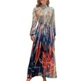 thumbnail image 1 of Robe Longue Rouge Éclatant les Fusées Robes de Soirée Robes d'Été pour Dames, 1 of 4