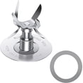 thumbnail image 1 of Replacement Parts Compatible with Oster Osterizer Blender- 6 Point Fusion Blade 4980 with Rubber Seal Gasket, Blade Replacement Compatible with Oster Blender, 1 of 4