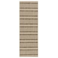 thumbnail image 2 of Safavieh Courtyard Caroline Striped Indoor/Outdoor Runner Rug, Brown/Bone, 2'3" x 6'7", 2 of 11