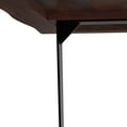 thumbnail image 5 of Delta 72" Dark Walnut Dining Table - Acacia Wood, Black Metal Legs, Seats 6, Modern Rustic Kitchen Table. Handcrafted, durable, and stylish for dining rooms or home offices., 5 of 16