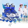 thumbnail image 1 of Patins à Roulettes pour Enfants, Patins à Roulettes pour Enfants Réglables, Patins à Roulettes en Ligne Amusants Lumineux Résistants aux Impacts avec Roues Lumineuses, 1 of 5