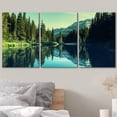 thumbnail image 3 of wall26 - 3 Piece Canvas Wall Art - Glacier National Park, Montana. - Modern Home Art Stretched and Framed Ready to Hang - 16"x24"x3 Panels, 3 of 5