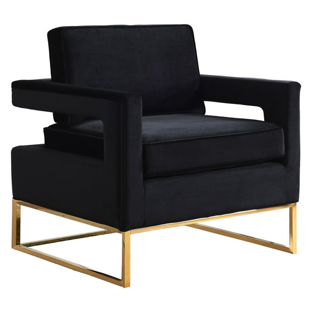 Meridian Furniture Inc Noah Velvet Accent Chair - Walmart.com