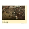 thumbnail image 2 of Historic Panoramic View - New York - Degen 1873 - Vintage Wall Art, 2 of 4