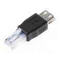 thumbnail image 5 of Techinal 2Pcs USB Type A Female To Ethernet Internet RJ45 Male Connector Converter Adapter, 5 of 10