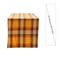 thumbnail image 3 of Fall Plaid Table Runner for Thanksgiving Holiday Dining Table Decoration, Washable Polyester Table Runner for Kitchen and Dining Room, 3 of 6