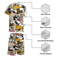 thumbnail image 4 of Looney Tunes Cartoons Boys Girls Short Sleeve Mesh T-Shirt And Shorts Outfit Set Summer Clothes Set for Kids, 4 of 8