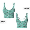 thumbnail image 5 of Picia Great White Shark Sports Bra for Women,Padded Strappy Sports Bras Medium Support Yoga Bra with Removable Cups,Running Yoga Bra-X-Large, 5 of 9