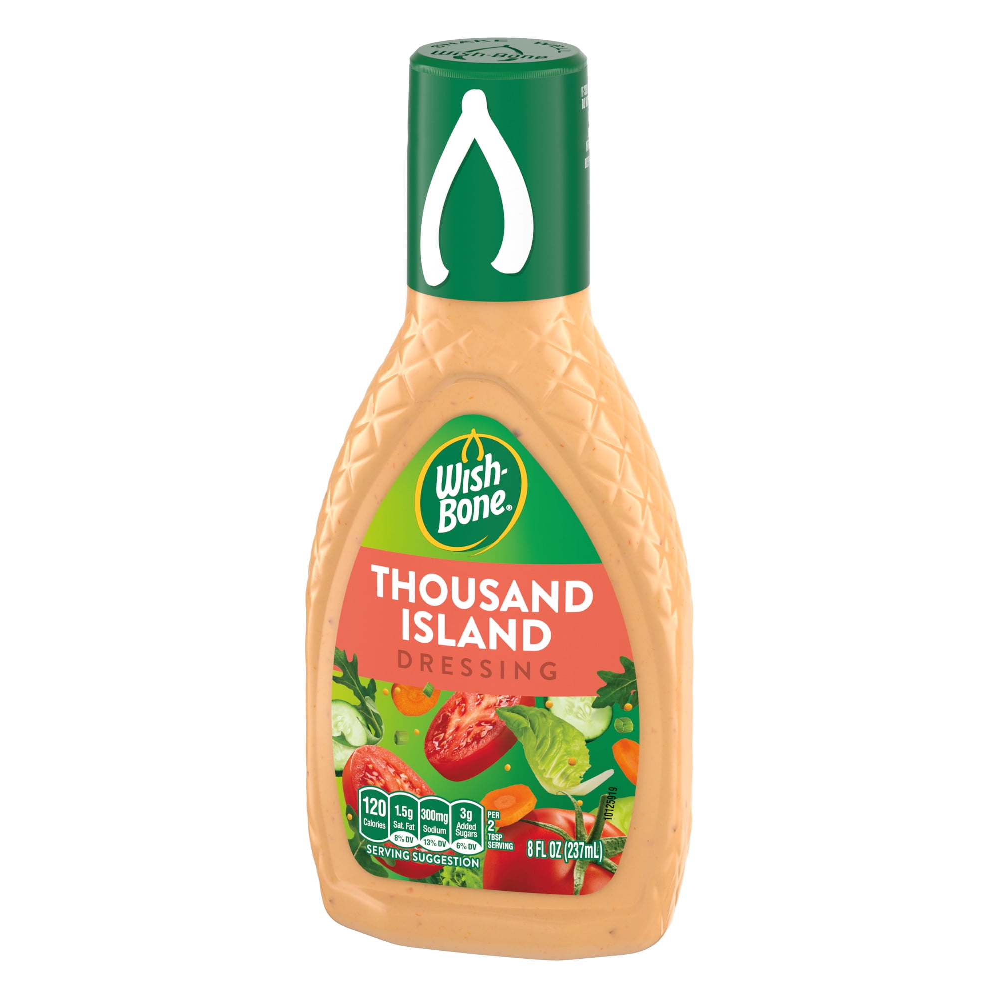 (6 pack) Wish-Bone Thousand Island Salad Dressing, 8 fl oz
