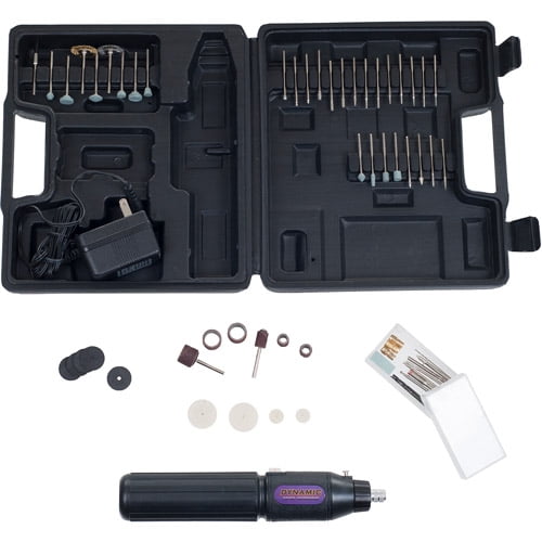 60Piece Cordless and Rechargeable High Speed Rotary Tool Set