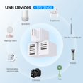 thumbnail image 3 of Tuya WiFi Adaptador USB Interruptor 3 Gang 5V Mini Adaptador de Corriente USB Control de Vida Inteligente A Través de Yandex, 3 of 8