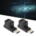 thumbnail image 1 of Adaptador De ángulo USB C 3.1 90, Adaptador USB C Macho A USB C Hembra 100W 10Gbps Para Teléfono Inteligente, 1 of 7