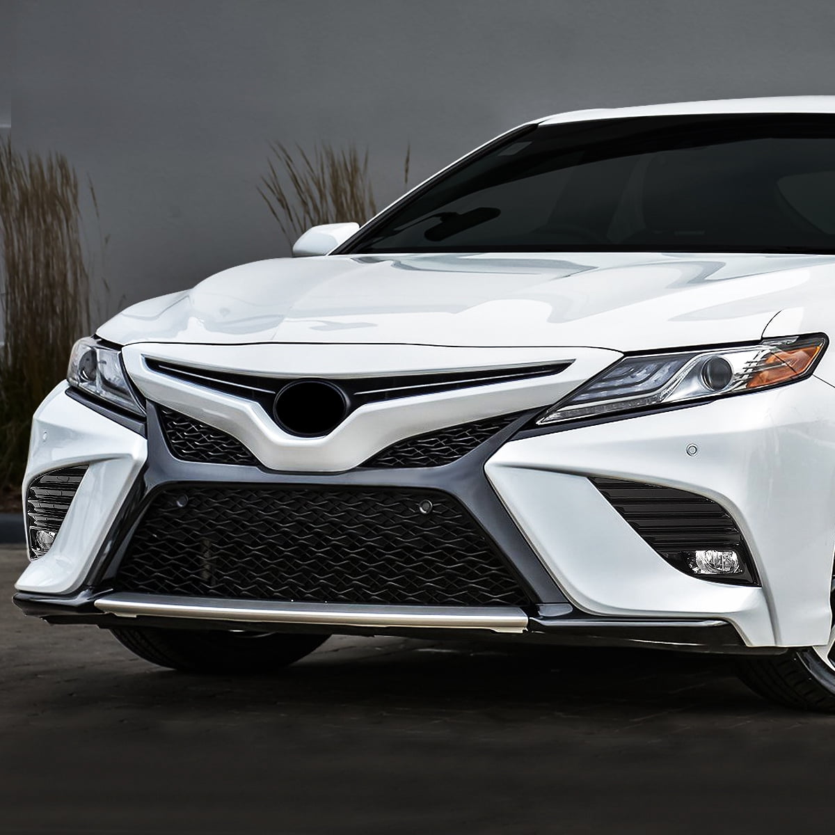 DNA Motoring For 18-20 Toyota Camry SE XSE Bumper Fog Light Lamps Pair w/Bezel+Wiring Harness+Switch