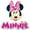 Pink, variant on Delta Children Disney Minnie Mouse Kids Upholstered Chair with Sculpted Plastic Frame