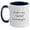 White/Navy, variant on Funny Smart Sexy Talented Neurosurgeon Gifts from Men to Neurosurgeon for Christmas Unique Two Tone Coffee Mugs