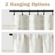 thumbnail image 4 of Cortinas Jinchan Blackout 100% Lino 60x60cm Beige 2 Paneles, 4 of 9